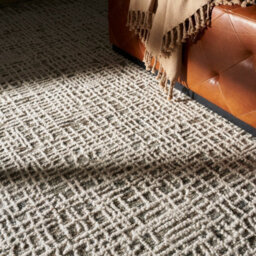 Beige Easy To Clean Abstract Geometrical Handmade Modern Wool Rug For Living Room, Bedroom - 251Cm X 351Cm - thumbnail 5