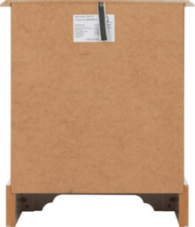 Seconique Stratford 3 Drawer Bedside White Shabby Chic - thumbnail 7