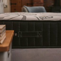 Divan Base Direct Chelsea 1000 Pocket Sprung Luxury Divan Bed Set  4Ft Small Double Large End Drawer - Plush Light Silver - thumbnail 2