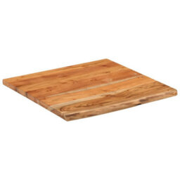 Berkfield Wall Shelf 40X40X3.8 Cm Square Solid Wood Acacia Live Edge - thumbnail 3