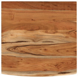 Berkfield Wall Shelf 40X40X3.8 Cm Square Solid Wood Acacia Live Edge - thumbnail 2