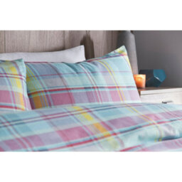 Appletree Applecross Check 100% Brushed Heavyweight Cotton Multi Duvet Cover Set - thumbnail 5