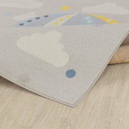 Livabliss Ankara-Kids Multicoloured Grey Blue Washable Rug For Children's Rooms 80 X 150 Cm Easy Care, Non Shedding - thumbnail 4
