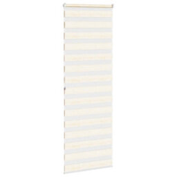Berkfield Modern Zebra Blind Marble Beige 70X200 Cm Fabric Width 65.9 Cm Polyester - thumbnail 4
