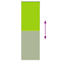Berkfield Durable Roller Blind Blackout Leaves Green 85X210 Cm Fabric Width 80.7 Cm Polyester - thumbnail 9