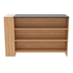 Freestanding Kitchen Island Breakfast Bar Table Industrial 5 Shelf Storage Unit - thumbnail 6