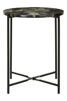 Orsina Marlox Antique Green And Black Table - image 1