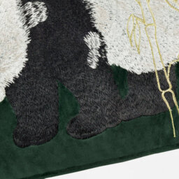 Paoletti Chuan Tranquil Panda Velvet Cushion Cover - thumbnail 4