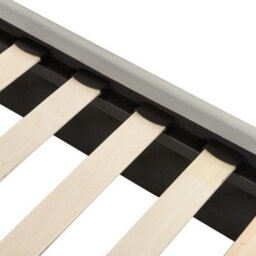 Beliani Bed Velvet Chaleix 180 X 200 Cm (Eu Super King) Light Grey - thumbnail 7