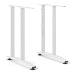 Furniture To Go Prima Desk 150 Cm In White With White Legs - thumbnail 4