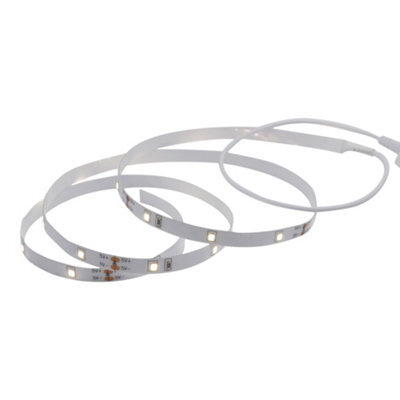 GoodHome Lacerda Battery-Powered Led Neutral White Strip Light Ip20 130Lm 4000K (L)1M - image 1