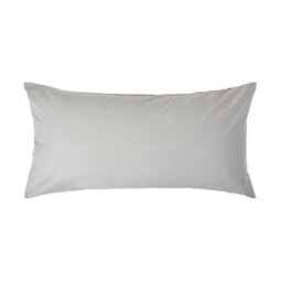 Homescapes Silver Grey Continental Egyptian Cotton Pillowcase 200 Tc, 40 X 80 Cm