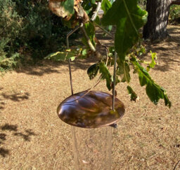 Selections Copper Style Hanging Bird Seed Feeder With 4 Feeding Ports (Set Of 2) - thumbnail 5
