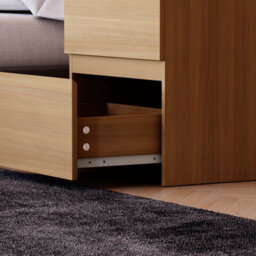 Lassic Vida Designs Denver 2 Drawer Large Bedside Chest, Pine - thumbnail 8
