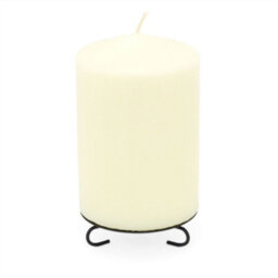 Traditional Round Black Metal Pillar Candle Holder Sets With Spikes Pack Of 6 - thumbnail 4