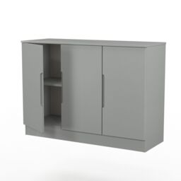 Messina Ready Assembled Matt Dusk Grey Sideboard (H)785mm (W)1091mm (D)400mm - thumbnail 5