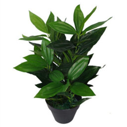 70Cm Leaf Design Uk Realistic Large Artificial Foliage Plant With Pot - thumbnail 4
