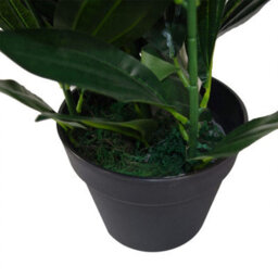 70Cm Leaf Design Uk Realistic Large Artificial Foliage Plant With Pot - thumbnail 3