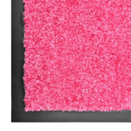 Berkfield Doormat Washable Pink 60X90 Cm - thumbnail 3