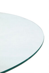Orsina Elegant Glass Top Dining Table With Black Metal Legs, Contemporary Dining Table, Sturdy Modern Table - thumbnail 3