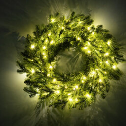 Christmas Tree World The Pre-Lit 50Cm Ultra-Lit Montagna Fir Wreath - thumbnail 5