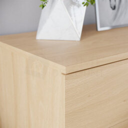 Pine Modern Chest Of Drawers Bedside Table Cabinet 5 Drawer Bedroom Storage - thumbnail 2
