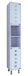 Vcm Wood Bathroom Furniture High Cabinet Darola Glass Door - thumbnail 2