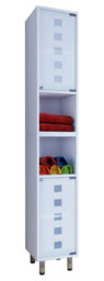 Vcm Wood Bathroom Furniture High Cabinet Darola Glass Door - thumbnail 1