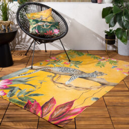 Wylder Tropics Leopard Digitally Printed Outdoor Rug - thumbnail 1