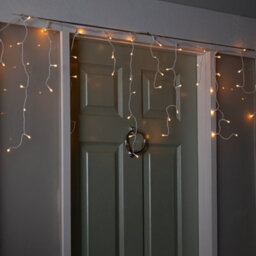 Samuel Alexander 16M 640 Led Frosted Iciclebrights Christmas String Lights In Vintage Gold - thumbnail 3