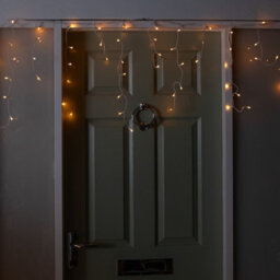 Samuel Alexander 16M 640 Led Frosted Iciclebrights Christmas String Lights In Vintage Gold - thumbnail 1