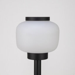 Luminosa Lighting Luminosa Lamtam Outdoor Bollard Black, Opal, Ip44 - thumbnail 2