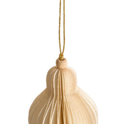 Beliani Set Of 20 Christmas Tree Ornaments Altaelva Paper Beige - thumbnail 9