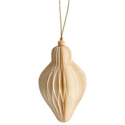 Beliani Set Of 20 Christmas Tree Ornaments Altaelva Paper Beige - thumbnail 6