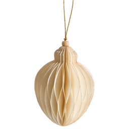 Beliani Set Of 20 Christmas Tree Ornaments Altaelva Paper Beige - thumbnail 5