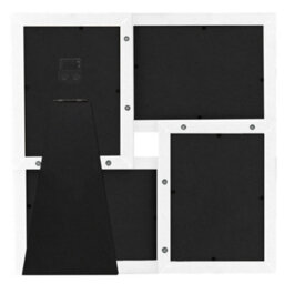 Berkfield Collage Photo Frame For 4X(13X18 Cm) Picture White Mdf - thumbnail 3
