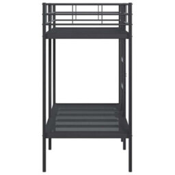 Walplus Bunk Bed Without Mattress Black 75X190 Cm Small Single Steel - thumbnail 6