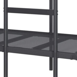 Walplus Bunk Bed Without Mattress Black 75X190 Cm Small Single Steel - thumbnail 9