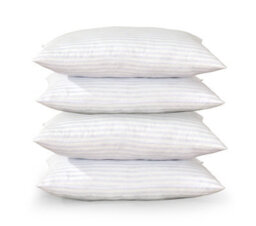 ARLinens Stripes Pillows Hollowfiber Filled Hotel Quality Bounce Back Bed Pillows Pack Of 4 - thumbnail 1