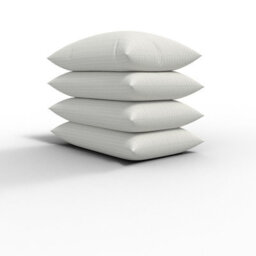 ARLinens Stripes Pillows Hollowfiber Filled Hotel Quality Bounce Back Bed Pillows Pack Of 4 - thumbnail 3