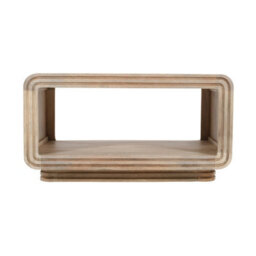 Buttercup Farm Hudson Carved Coffee Table - Mango Wood - L55 X W85 X H45 Cm