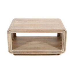 Buttercup Farm Hudson Carved Coffee Table - Mango Wood - L55 X W85 X H45 Cm - thumbnail 4