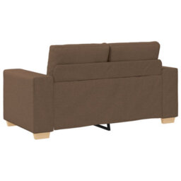Vidaxl Sofa Set With Cushion 2 Pcs Brown 221 X 78 X 80 Cm Fabric - thumbnail 5