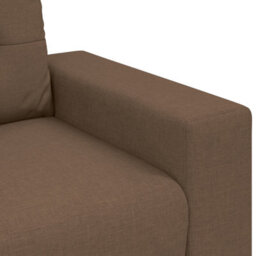 Vidaxl Sofa Set With Cushion 2 Pcs Brown 221 X 78 X 80 Cm Fabric - thumbnail 7
