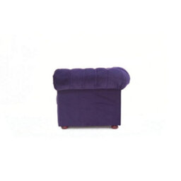 Chesterfield 3 Seater Malta Amethyst Purple Real Velvet Sofa In Classic Style - thumbnail 6