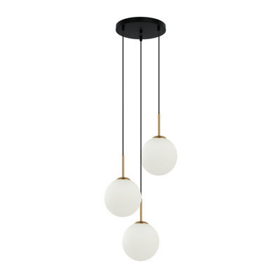 Luminosa Lighting Luminosa Deore Cluster Pendant Ceiling Light Antique Bronze 3Xe27 - image 1