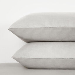 Ohs 10 X Soft Polycotton Housewife Pillowcase Set, Silver - 50 X 75Cm - thumbnail 4