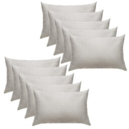 Ohs 10 X Soft Polycotton Housewife Pillowcase Set, Silver - 50 X 75Cm - thumbnail 2