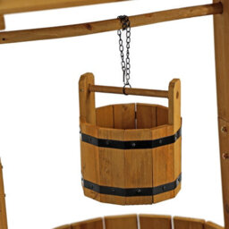 Actiasgear Wooden Wishing Well Garden Planter - thumbnail 8