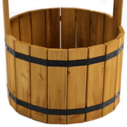 Actiasgear Wooden Wishing Well Garden Planter - thumbnail 9